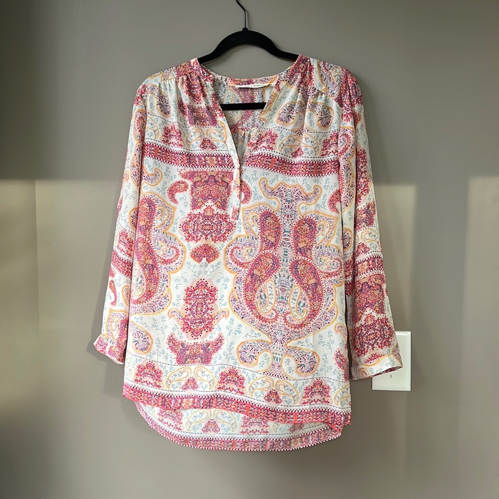 Flowey colorful Violet and Claire blouse